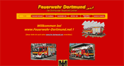 Desktop Screenshot of feuerwehr-dortmund.net