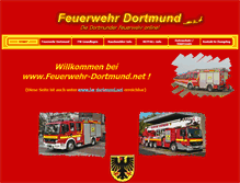 Tablet Screenshot of feuerwehr-dortmund.net